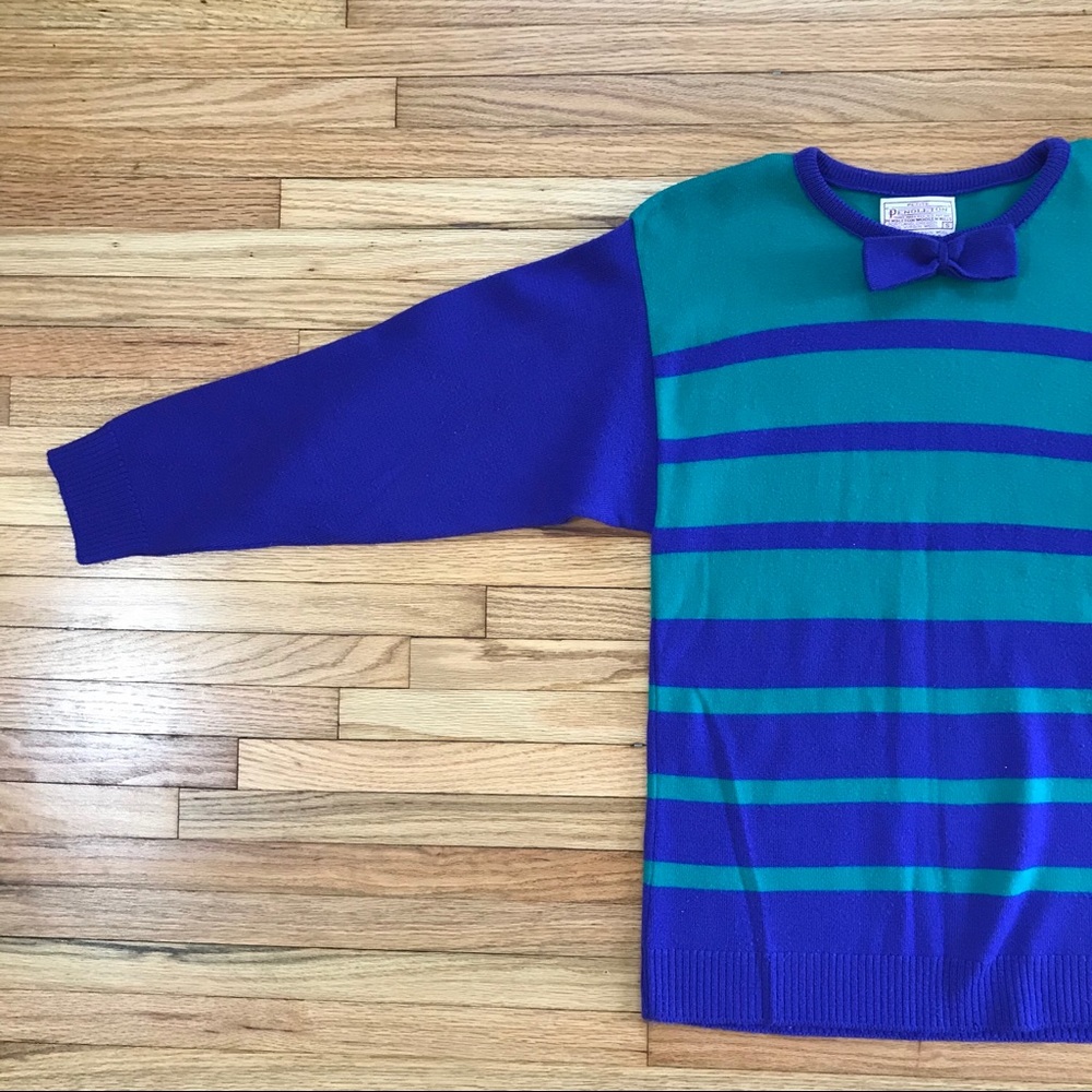 Pendleton Petite Wool Sweater With Bow - image 2